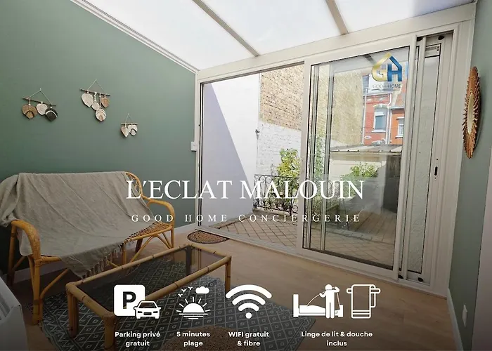 L'eclat Malouin - Parking & Garden *